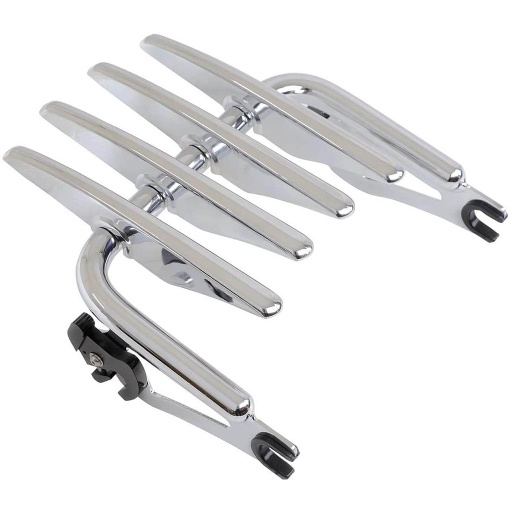 [MQ-011] Chrome Detachable Stealth Mounting Luggage Rack Trunk Rack for Harley