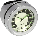 Clock, Chrome, 1.25" Bar