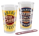 Parts & Service Graphic Set of Two Pint Glasses