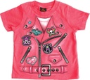 Girls Leather Jacket Toddler T-Shirt